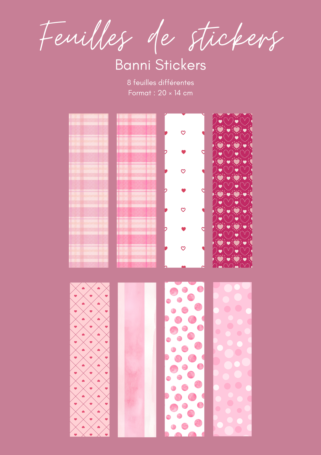 Feuilles de stickers – Scrapbooking & Journaling