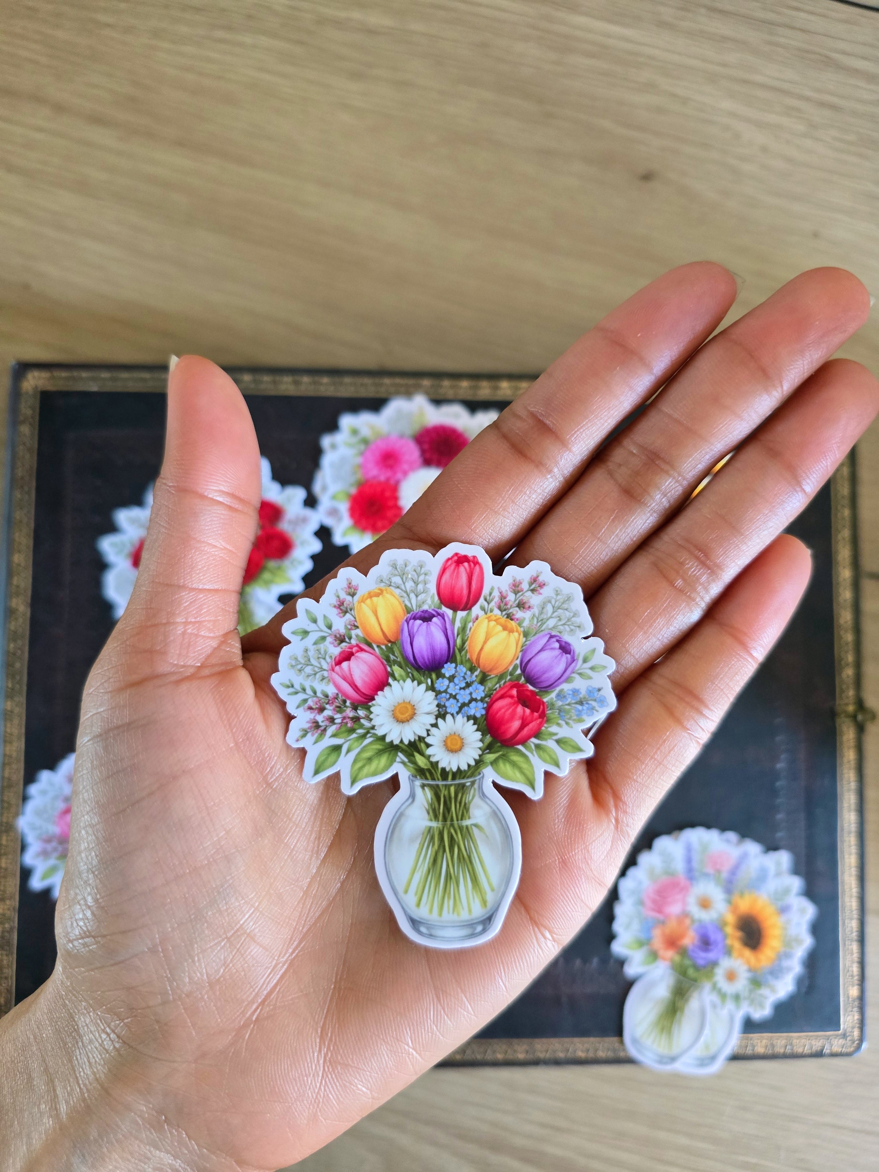 Sticker | Bouquet de fleurs en vase