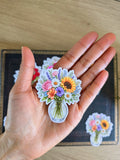 Sticker | Bouquet de fleurs en vase